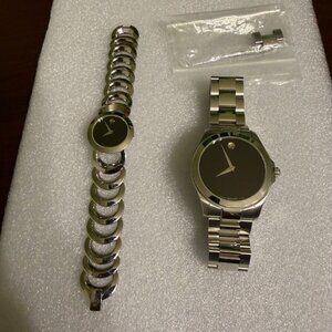 Movado set Men and Woman